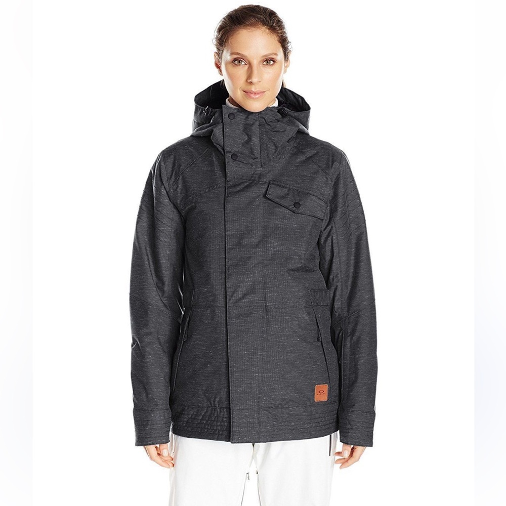 Oakley Women's Showcase BZI Jacket Winter Black Ski Snowboard Jacket Size Small